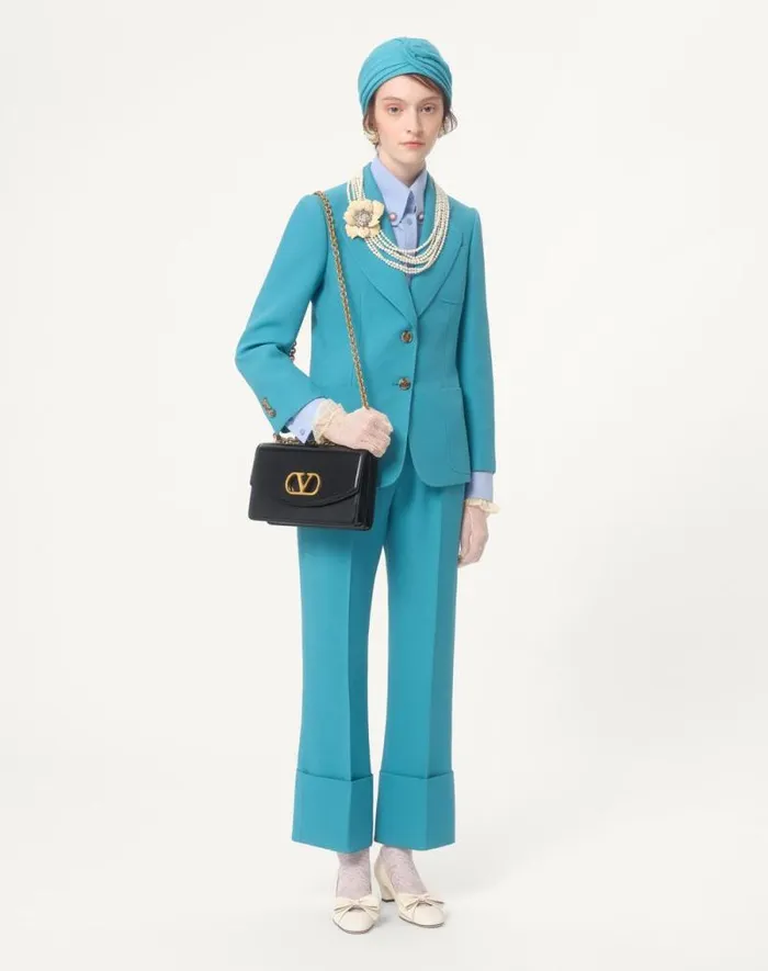 Valentino Jackets And Blazers Woman Crepe Couture Blazer For Woman In Birch Birch