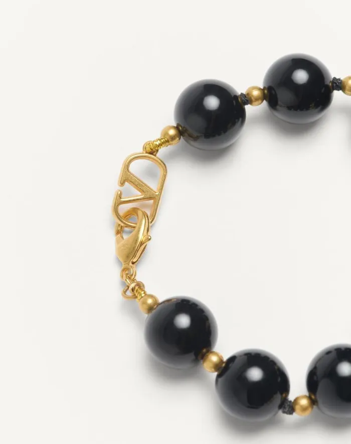 Valentino Jewelry Woman Coeur Royal Bracelet In Metal Resin Enamel And Swarovski Crystals For Woman In Multicolor Multicolor