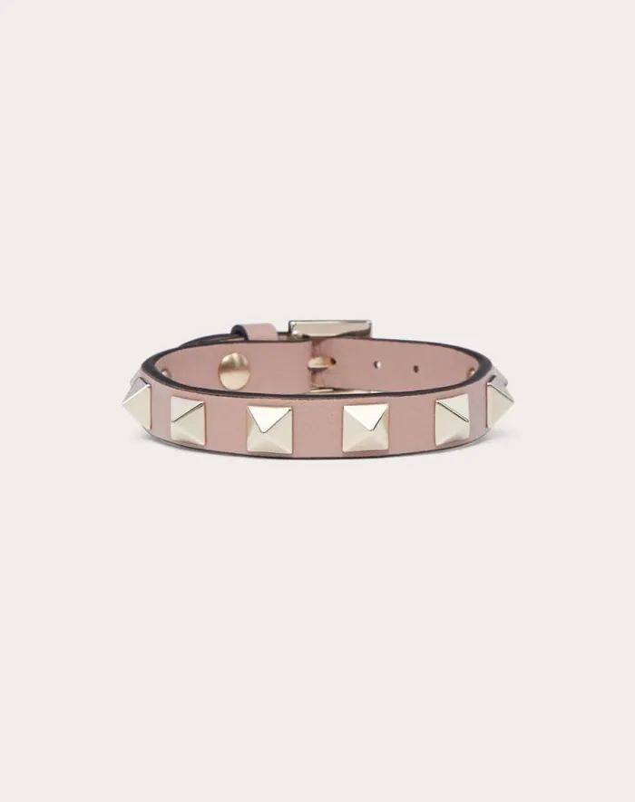 Valentino Jewelry Woman Rockstud Bracelet For Woman In Black Black Valentino Jewelry Woman Rockstud Bracelet For Woman In Black Black