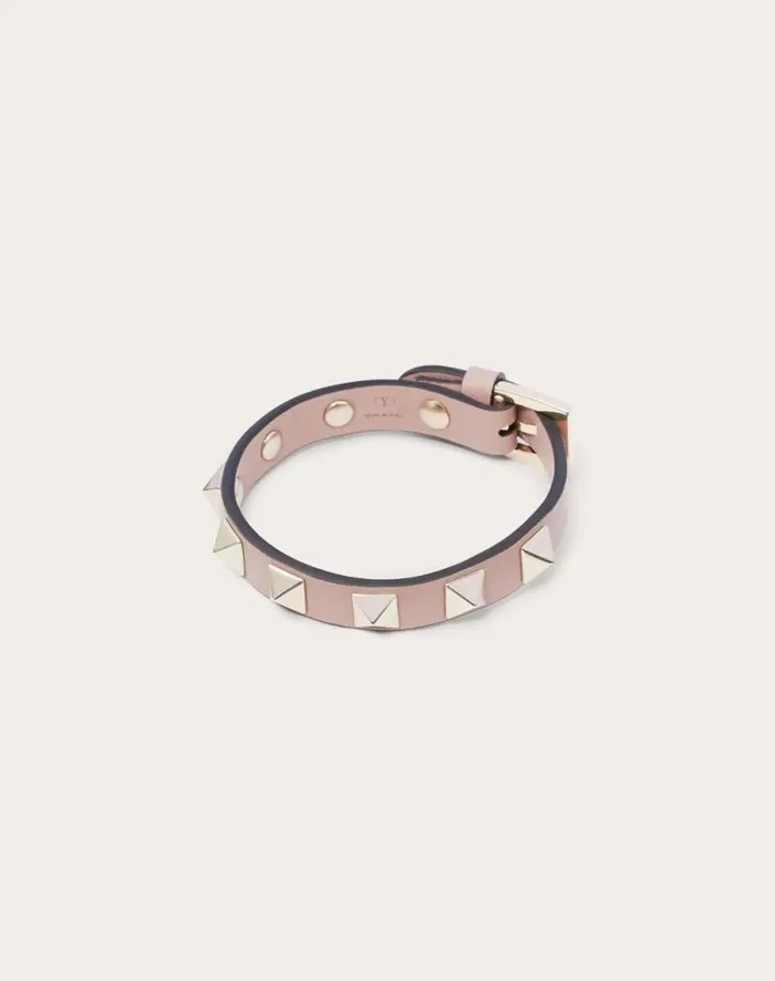 Valentino Jewelry Woman Rockstud Bracelet For Woman In Black Black Valentino Jewelry Woman Rockstud Bracelet For Woman In Black Black