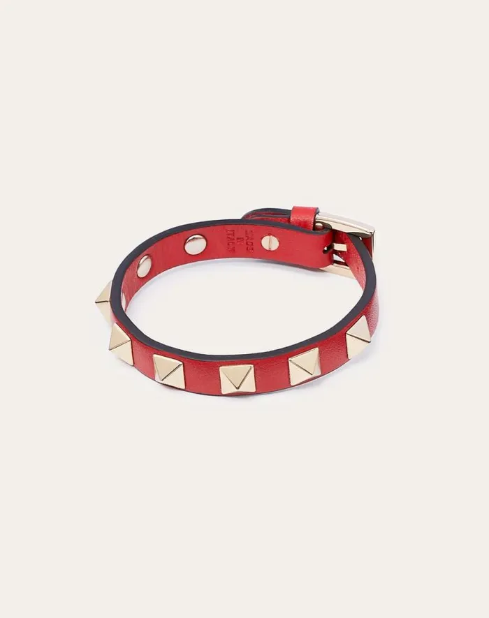 Valentino Jewelry Woman Rockstud Bracelet For Woman In Light Ivory Light Ivory Valentino Jewelry Woman Rockstud Bracelet For Woman In Light Ivory Light Ivory