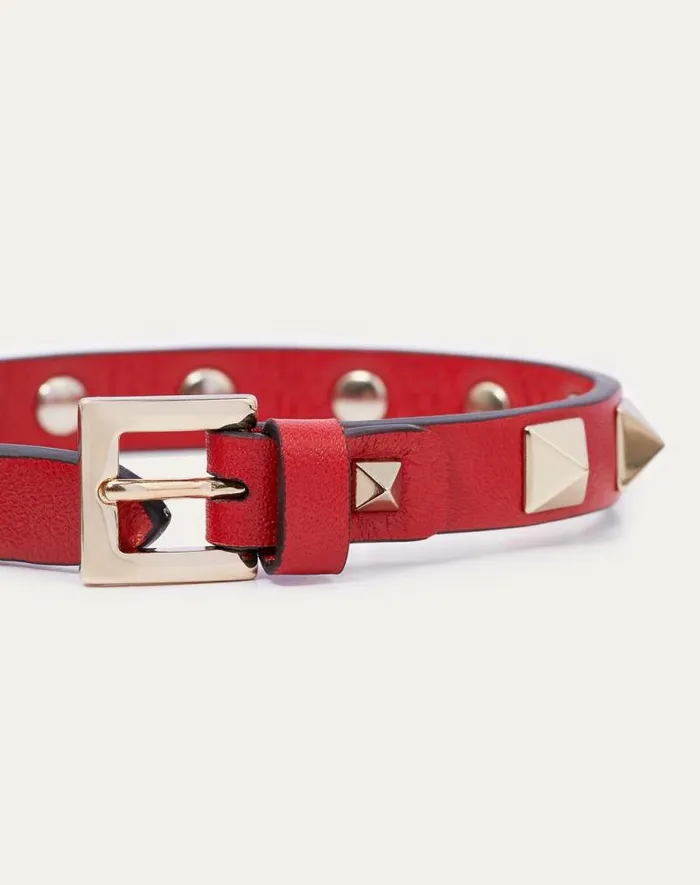 Valentino Jewelry Woman Rockstud Bracelet For Woman In Light Ivory Light Ivory Valentino Jewelry Woman Rockstud Bracelet For Woman In Light Ivory Light Ivory