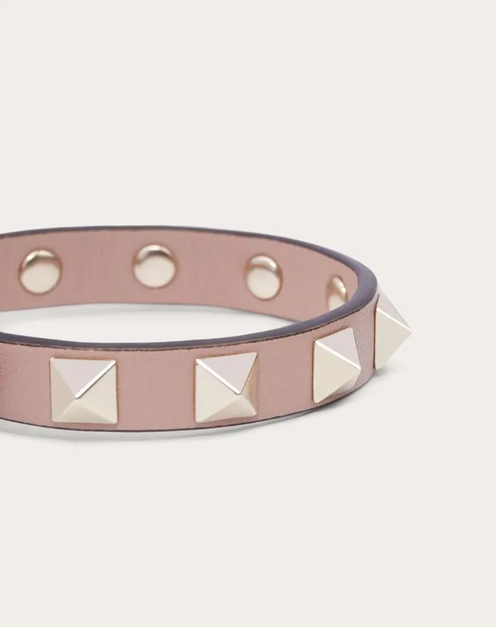 Valentino Jewelry Woman Rockstud Bracelet For Woman In Light Ivory Light Ivory Valentino Jewelry Woman Rockstud Bracelet For Woman In Light Ivory Light Ivory