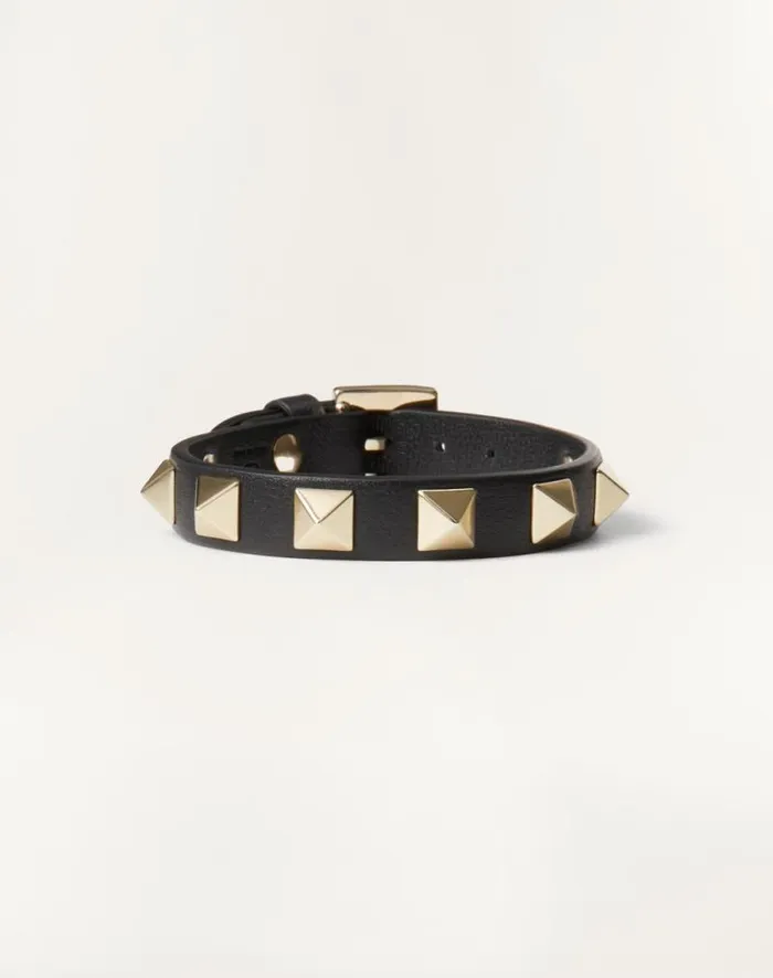Valentino Jewelry Woman Rockstud Bracelet For Woman In Light Ivory Light Ivory Valentino Jewelry Woman Rockstud Bracelet For Woman In Light Ivory Light Ivory