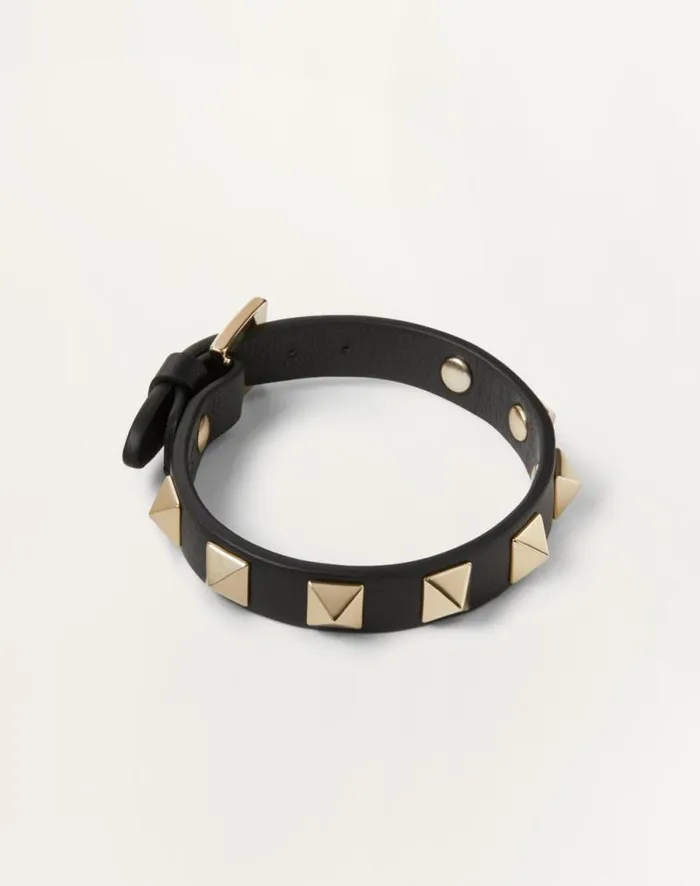 Valentino Jewelry Woman Rockstud Bracelet For Woman In Light Ivory Light Ivory Valentino Jewelry Woman Rockstud Bracelet For Woman In Light Ivory Light Ivory