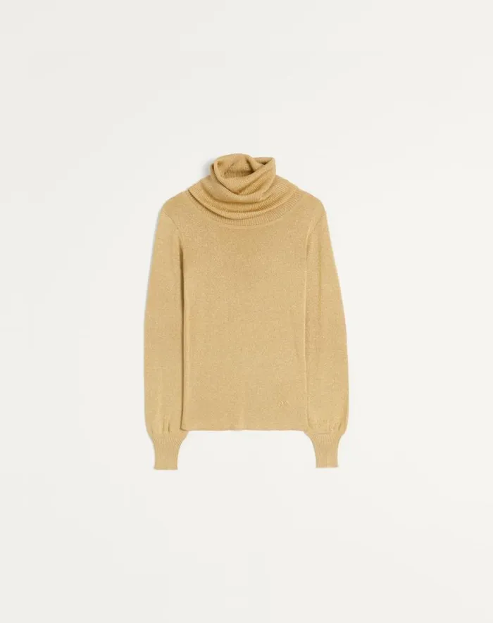 Valentino Knitwear Woman Lurex Sweater For Woman In Pink Pink