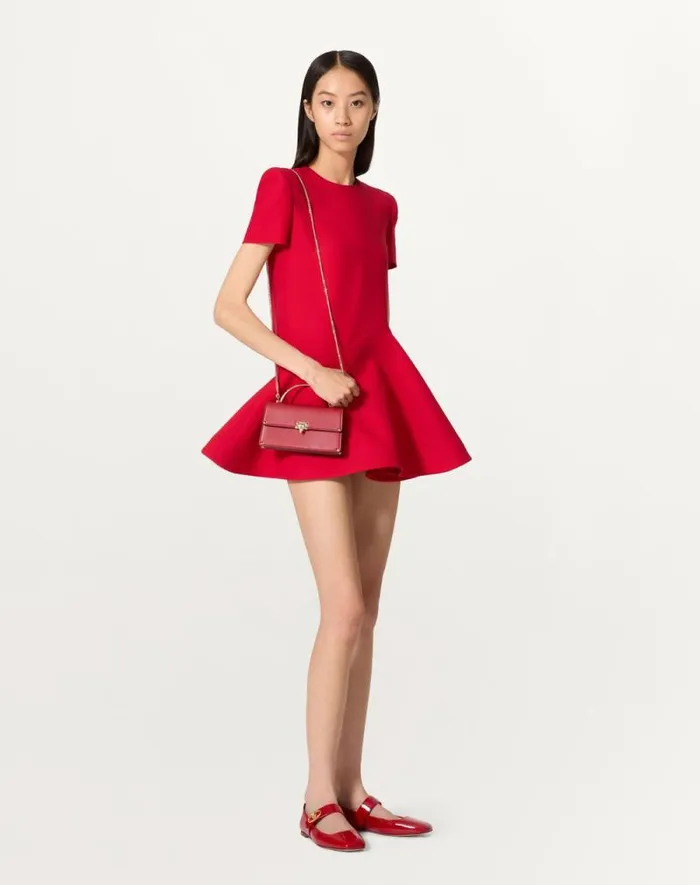 Valentino Mini Bags Woman Mini Rockstud Calfskin Handbag For Woman In Rosso Valentino Rosso Valentino Valentino Mini Bags Woman Mini Rockstud Calfskin Handbag For Woman In Rosso Valentino Rosso Valentino