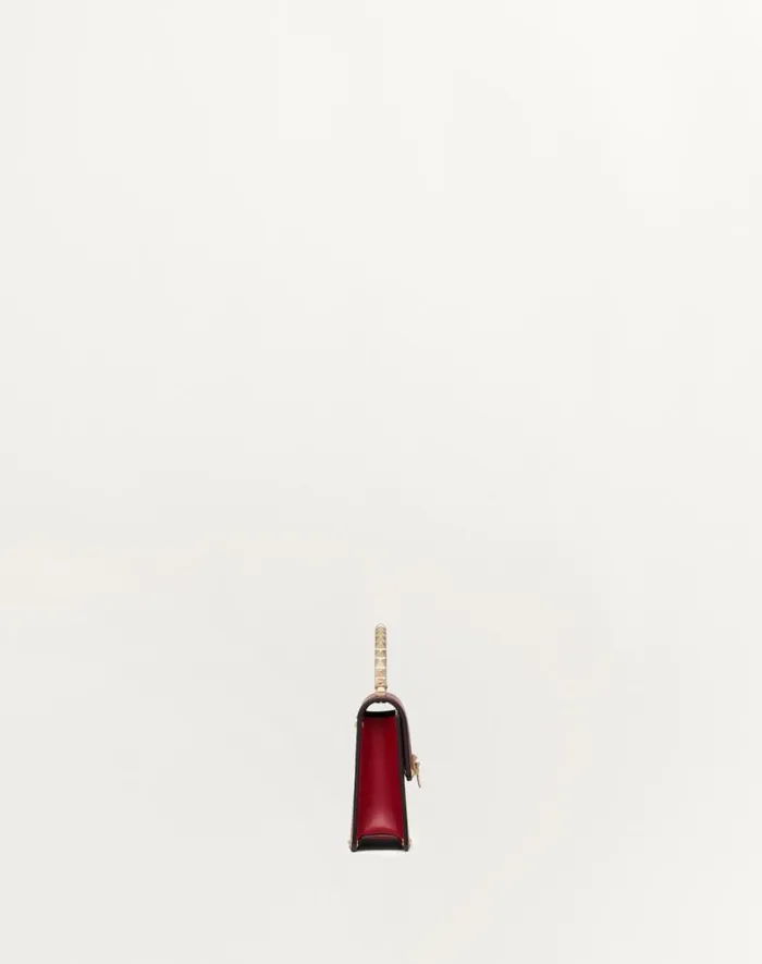 Valentino Mini Bags Woman Mini Rockstud Calfskin Handbag For Woman In Rosso Valentino Rosso Valentino Valentino Mini Bags Woman Mini Rockstud Calfskin Handbag For Woman In Rosso Valentino Rosso Valentino