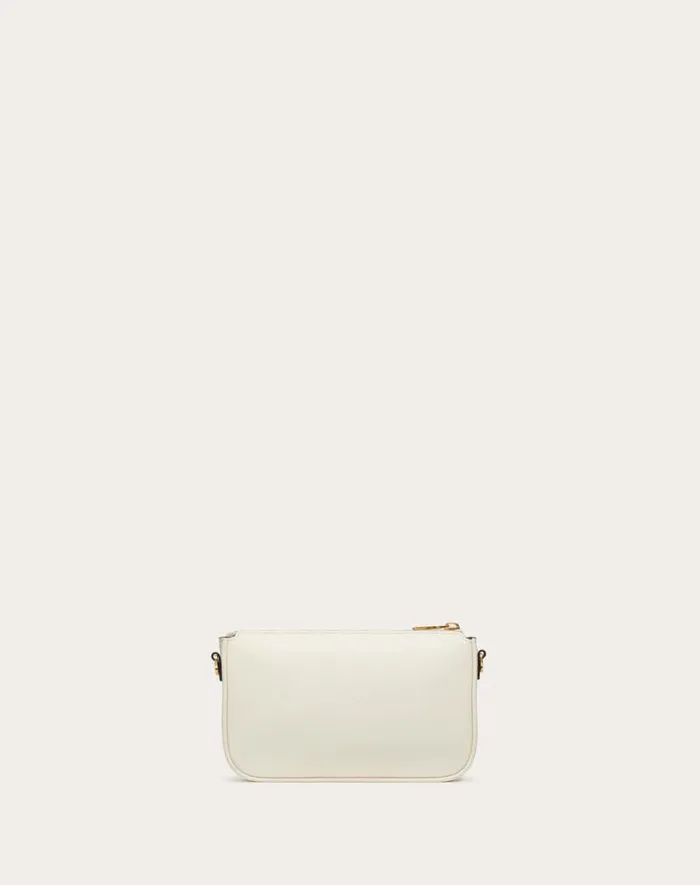 Valentino Mini Bags Woman Mini Vlogo Signature Calfskin Crossbody Bag For Woman In Black Black Valentino Mini Bags Woman Mini Vlogo Signature Calfskin Crossbody Bag For Woman In Black Black