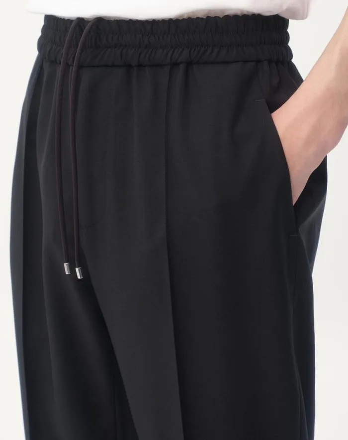 Valentino Pants And Shorts Man Wool Pants For Man In Dark Blue Dark Blue Valentino Pants And Shorts Man Wool Pants For Man In Dark Blue Dark Blue