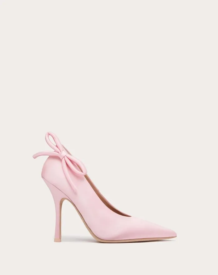 Valentino Pumps Woman Valentino Garavani Niteout Satin Pump 110 Mm For Woman In Ivory Ivory Valentino Pumps Woman Valentino Garavani Niteout Satin Pump 110 Mm For Woman In Ivory Ivory
