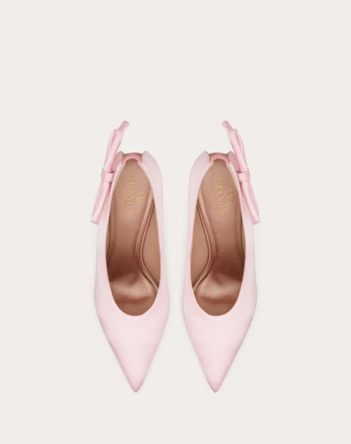 Valentino Pumps Woman Valentino Garavani Niteout Satin Pump 110 Mm For Woman In Maroon Maroon Valentino Pumps Woman Valentino Garavani Niteout Satin Pump 110 Mm For Woman In Maroon Maroon