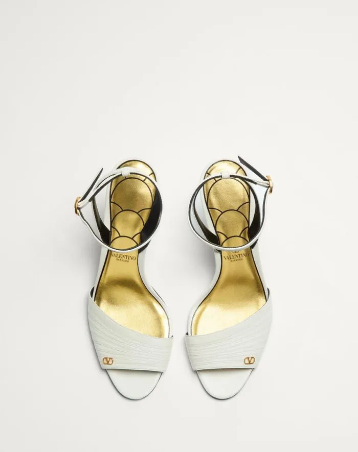 Valentino Sandals Woman Ladycrush Sandal In Kidskin 85mm For Woman In Red Red Valentino Sandals Woman Ladycrush Sandal In Kidskin 85mm For Woman In Red Red