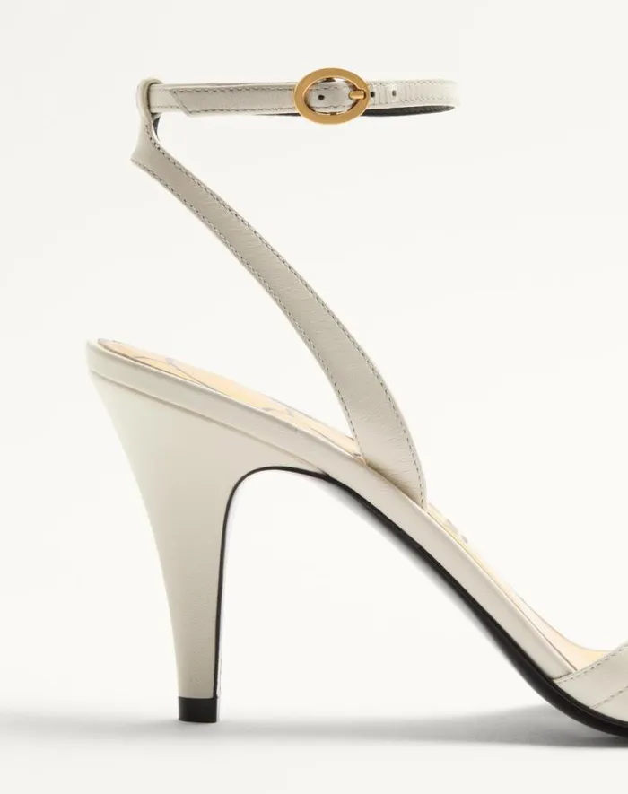 Valentino Sandals Woman Ladycrush Sandal In Kidskin 85mm For Woman In Red Red Valentino Sandals Woman Ladycrush Sandal In Kidskin 85mm For Woman In Red Red