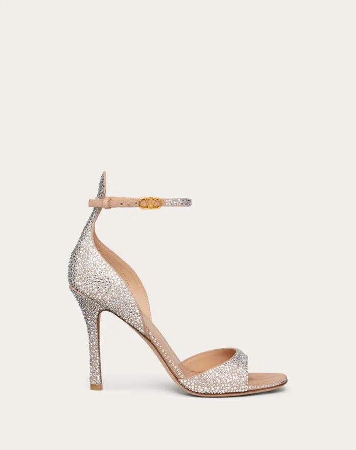 Valentino Sandals Woman Valentino Garavani Tango Sandal With Crystals 100mm For Woman In Crystalrose Cannelle Crystalrose Cannelle Valentino Sandals Woman Valentino Garavani Tango Sandal With Crystals 100mm For Woman In Crystalrose Cannelle Crystalrose Cannelle