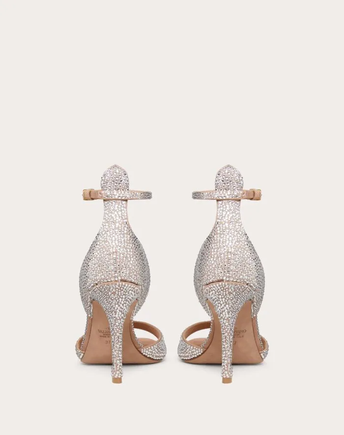 Valentino Sandals Woman Valentino Garavani Tango Sandal With Crystals 100mm For Woman In Crystalrose Cannelle Crystalrose Cannelle Valentino Sandals Woman Valentino Garavani Tango Sandal With Crystals 100mm For Woman In Crystalrose Cannelle Crystalrose Cannelle