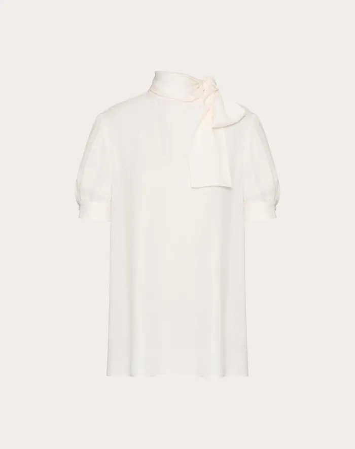Valentino Shirts And Tops Woman Georgette Top For Woman In Red Red Valentino Shirts And Tops Woman Georgette Top For Woman In Red Red