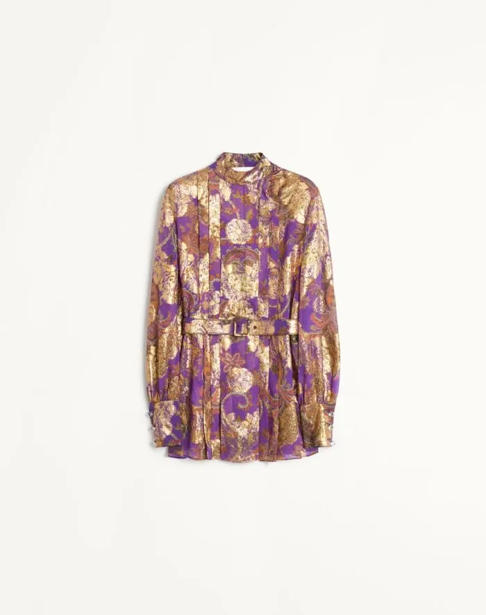 Valentino Shirts And Tops Woman Top In Fil Coupe039 Lame039 Cashmere Apres L039hiver For Woman In Multicolor Multicolor Valentino Shirts And Tops Woman Top In Fil Coupe039 Lame039 Cashmere Apres L039hiver For Woman In Multicolor Multicolor