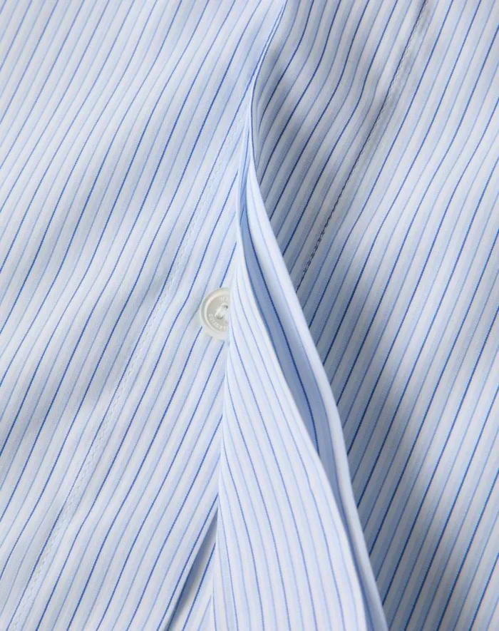 Valentino Shirts Man Cotton Shirt For Man In Azure Azure