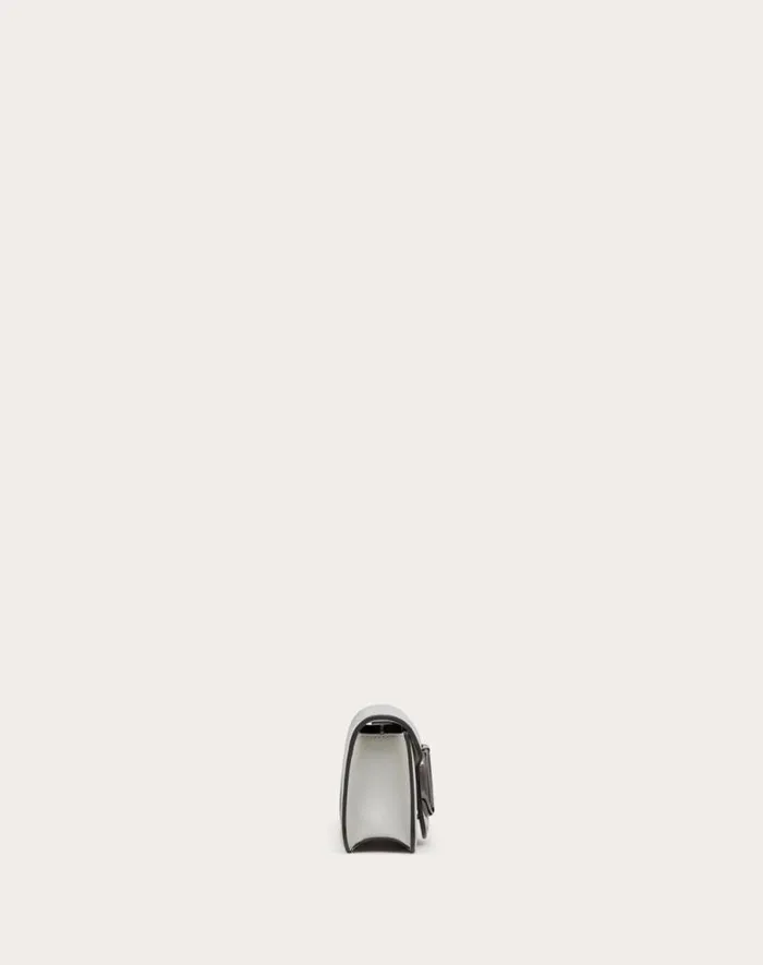 Valentino Shoulder Bags Man Mini Valentino Garavani Loc Crossbody Calfskin Bag For Man In Black Black Valentino Shoulder Bags Man Mini Valentino Garavani Loc Crossbody Calfskin Bag For Man In Black Black
