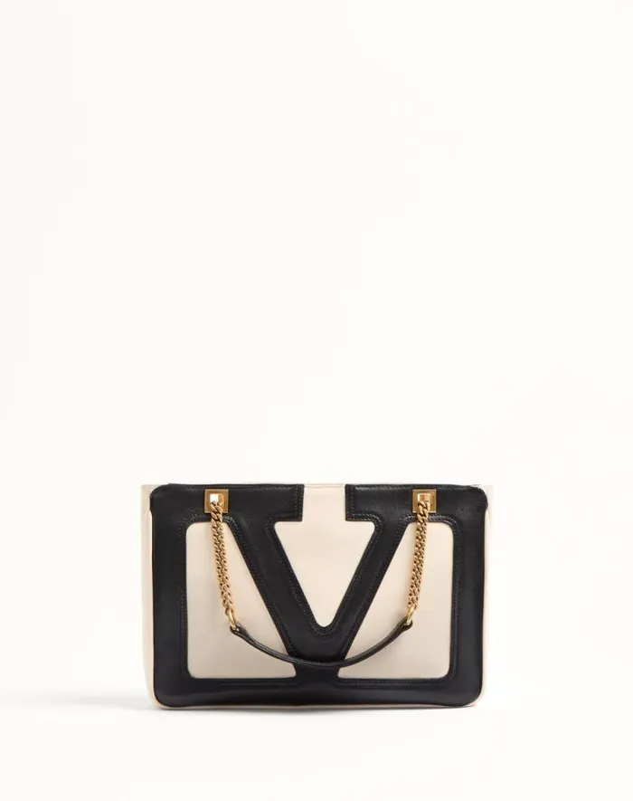 Valentino Shoulder Bags WomanMan Valentino Garavani Viva Superstar Small Nappa Leather Shopping Bag For Woman In Blackbrown Blackbrown Valentino Shoulder Bags WomanMan Valentino Garavani Viva Superstar Small Nappa Leather Shopping Bag For Woman In Blackbrown Blackbrown