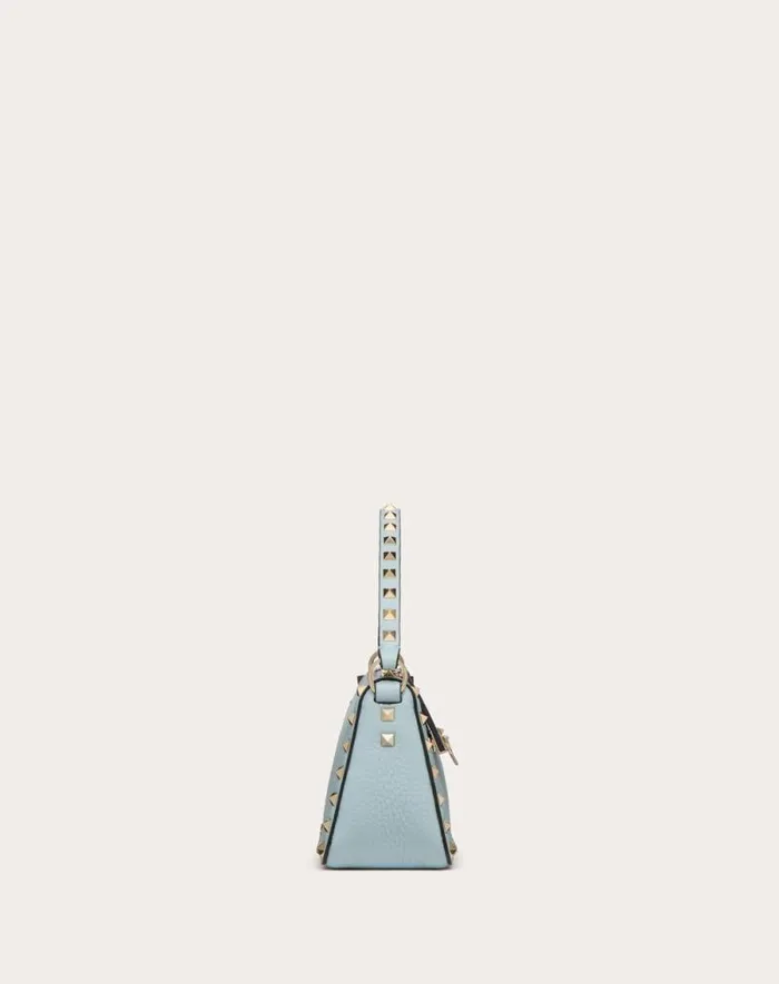 Valentino Shoulder Bags Woman Small Rockstud Grainy Calfskin Crossbody Bag For Woman In Light Ivory Light Ivory Valentino Shoulder Bags Woman Small Rockstud Grainy Calfskin Crossbody Bag For Woman In Light Ivory Light Ivory