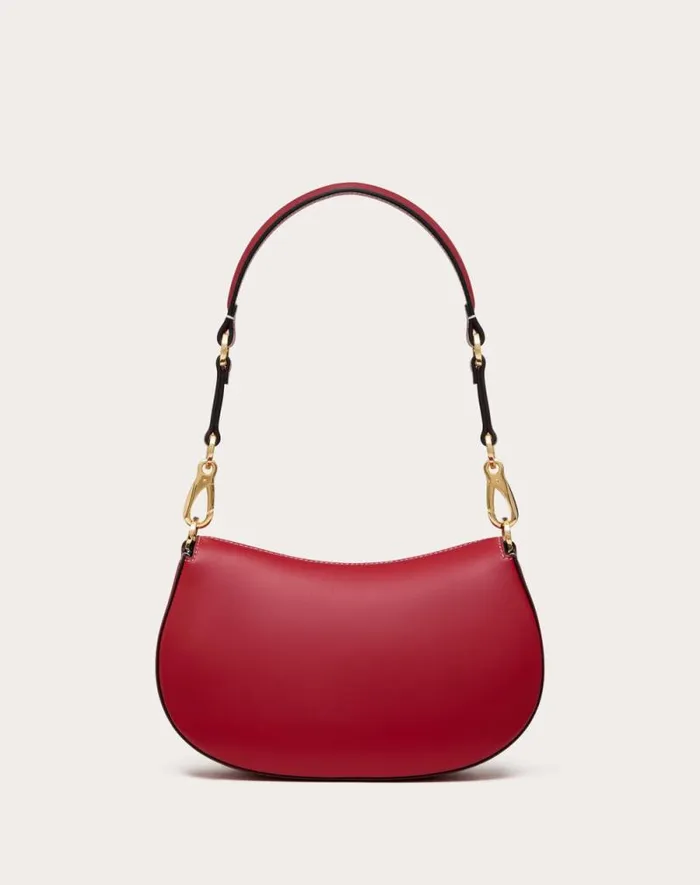 Valentino Shoulder Bags Woman Small Valentino Garavani Ohval Shoulder Bag In Nappa Calfskin For Woman In Ivory Ivory Valentino Shoulder Bags Woman Small Valentino Garavani Ohval Shoulder Bag In Nappa Calfskin For Woman In Ivory Ivory