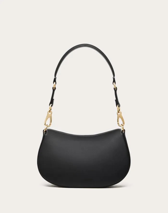 Valentino Shoulder Bags Woman Small Valentino Garavani Ohval Shoulder Bag In Nappa Calfskin For Woman In Ivory Ivory Valentino Shoulder Bags Woman Small Valentino Garavani Ohval Shoulder Bag In Nappa Calfskin For Woman In Ivory Ivory