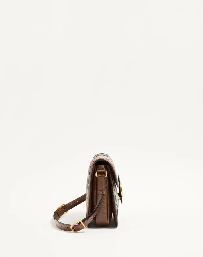 Valentino Shoulder Bags Woman Valentino Garavani 9to5 Shoulder Bag In Jacquard And Lizard Fabric For Woman In Multicolourtobacco Multicolourtobacco Valentino Shoulder Bags Woman Valentino Garavani 9to5 Shoulder Bag In Jacquard And Lizard Fabric For Woman In Multicolourtobacco Multicolourtobacco