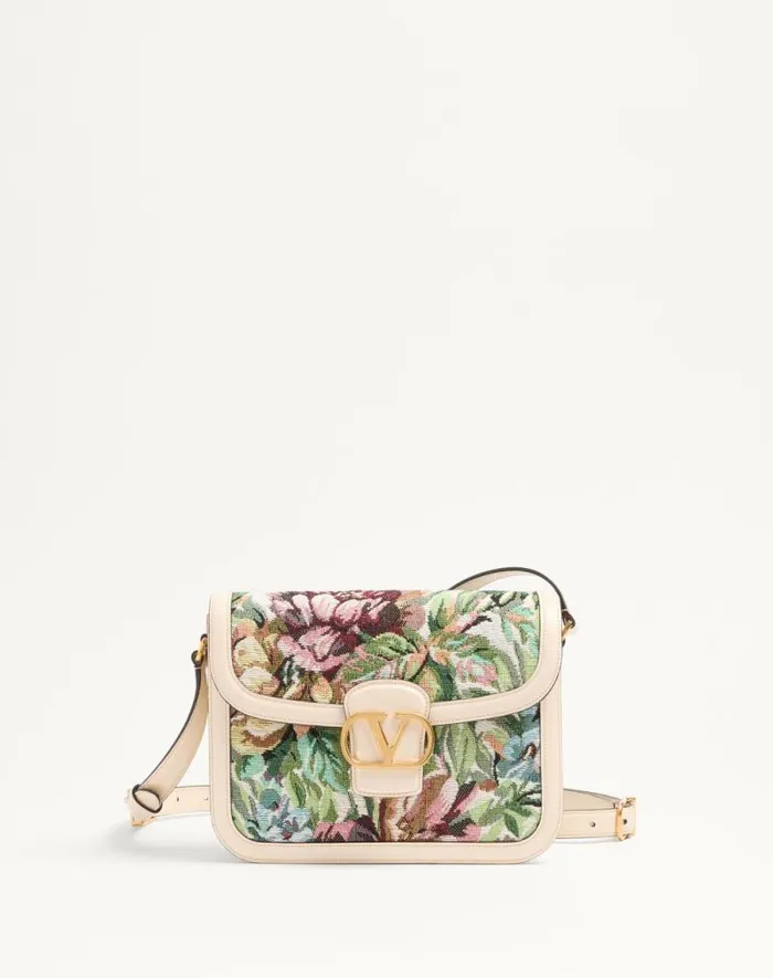 Valentino Shoulder Bags Woman Valentino Garavani 9to5 Shoulder Bag In Voyage Imaginaire Jacquard Fabric For Woman In Multicolourbutter Multicolourbutter Valentino Shoulder Bags Woman Valentino Garavani 9to5 Shoulder Bag In Voyage Imaginaire Jacquard Fabric For Woman In Multicolourbutter Multicolourbutter