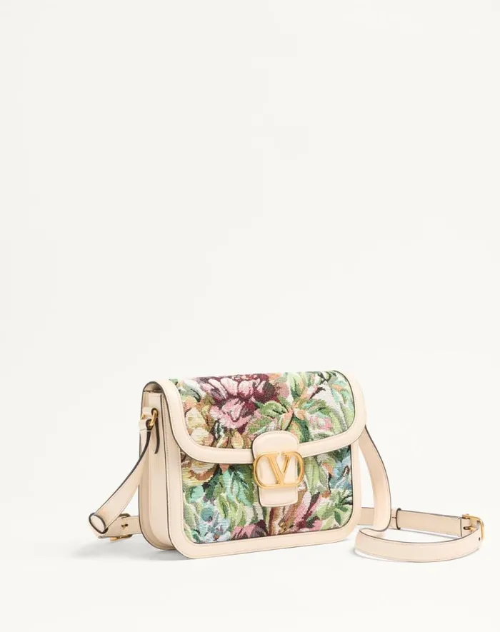 Valentino Shoulder Bags Woman Valentino Garavani 9to5 Shoulder Bag In Voyage Imaginaire Jacquard Fabric For Woman In Multicolourbutter Multicolourbutter Valentino Shoulder Bags Woman Valentino Garavani 9to5 Shoulder Bag In Voyage Imaginaire Jacquard Fabric For Woman In Multicolourbutter Multicolourbutter