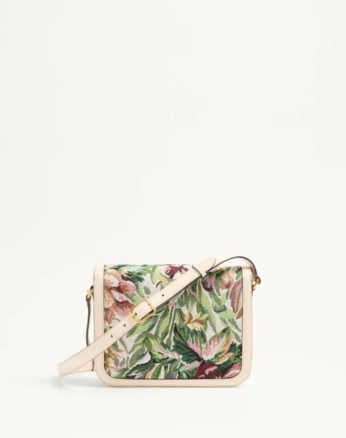 Valentino Shoulder Bags Woman Valentino Garavani 9to5 Shoulder Bag In Voyage Imaginaire Jacquard Fabric For Woman In Multicolourbutter Multicolourbutter Valentino Shoulder Bags Woman Valentino Garavani 9to5 Shoulder Bag In Voyage Imaginaire Jacquard Fabric For Woman In Multicolourbutter Multicolourbutter