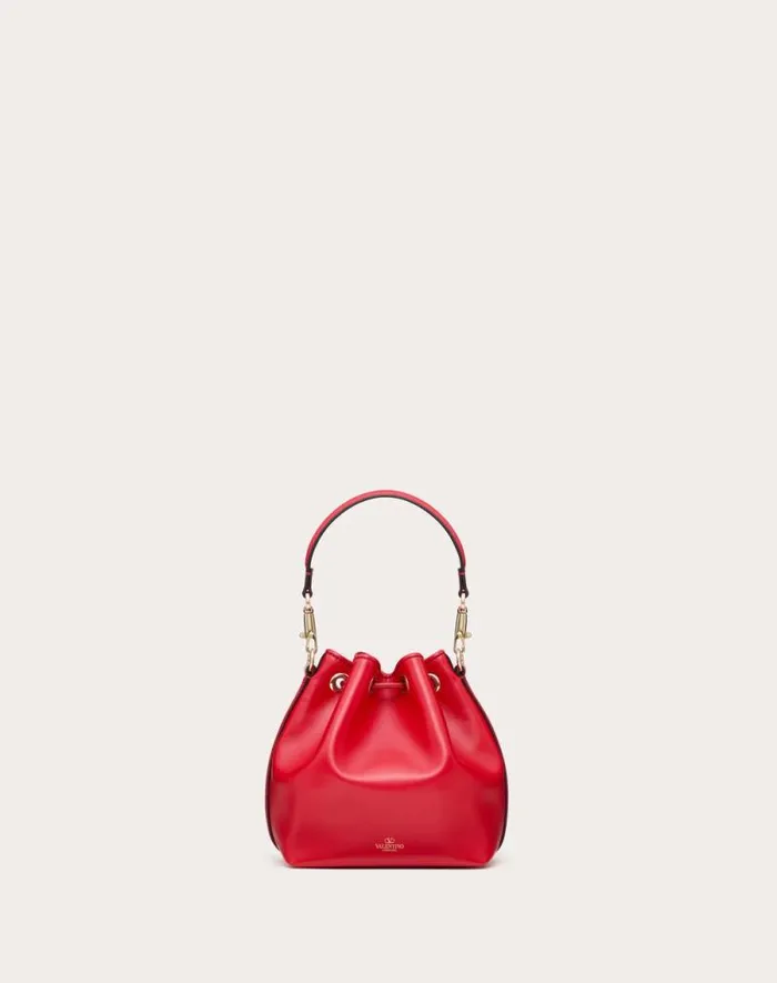Valentino Shoulder Bags Woman Valentino Garavani Loc Calfskin Bucket Bag For Woman In Ivory Ivory Valentino Shoulder Bags Woman Valentino Garavani Loc Calfskin Bucket Bag For Woman In Ivory Ivory