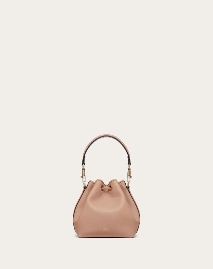 Valentino Shoulder Bags Woman Valentino Garavani Loc Calfskin Bucket Bag For Woman In Ivory Ivory Valentino Shoulder Bags Woman Valentino Garavani Loc Calfskin Bucket Bag For Woman In Ivory Ivory