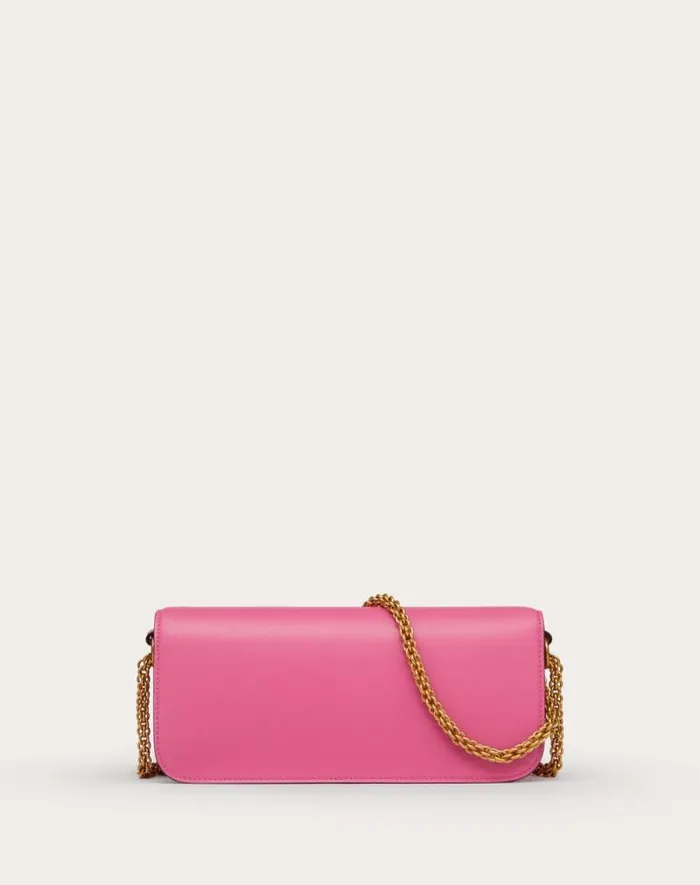 Valentino Shoulder Bags Woman Valentino Garavani Loc Calfskin Shoulder Bag For Woman In Black Black Valentino Shoulder Bags Woman Valentino Garavani Loc Calfskin Shoulder Bag For Woman In Black Black