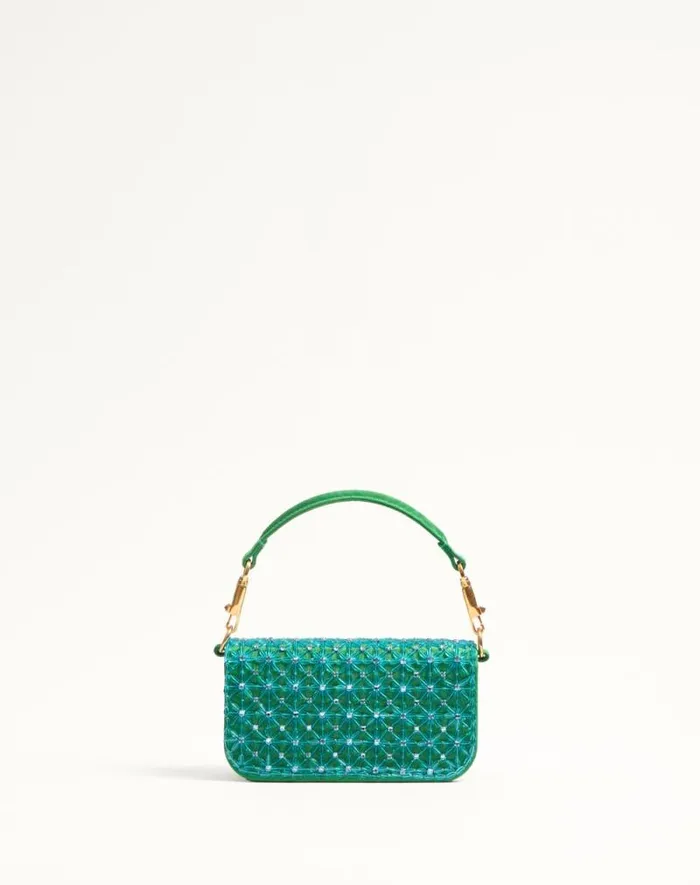Valentino Shoulder Bags Woman Valentino Garavani Loc Small Shoulder Bag Embroidered With Jewel Logo For Woman In Turquoiseemerald Turquoiseemerald Valentino Shoulder Bags Woman Valentino Garavani Loc Small Shoulder Bag Embroidered With Jewel Logo For Woman In Turquoiseemerald Turquoiseemerald