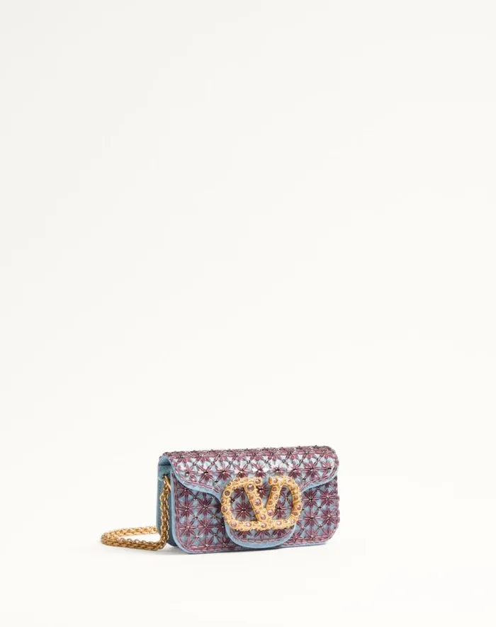 Valentino Shoulder Bags Woman Valentino Garavani Loc Small Shoulder Bag Embroidered With Jewel Logo For Woman In Turquoiseemerald Turquoiseemerald Valentino Shoulder Bags Woman Valentino Garavani Loc Small Shoulder Bag Embroidered With Jewel Logo For Woman In Turquoiseemerald Turquoiseemerald
