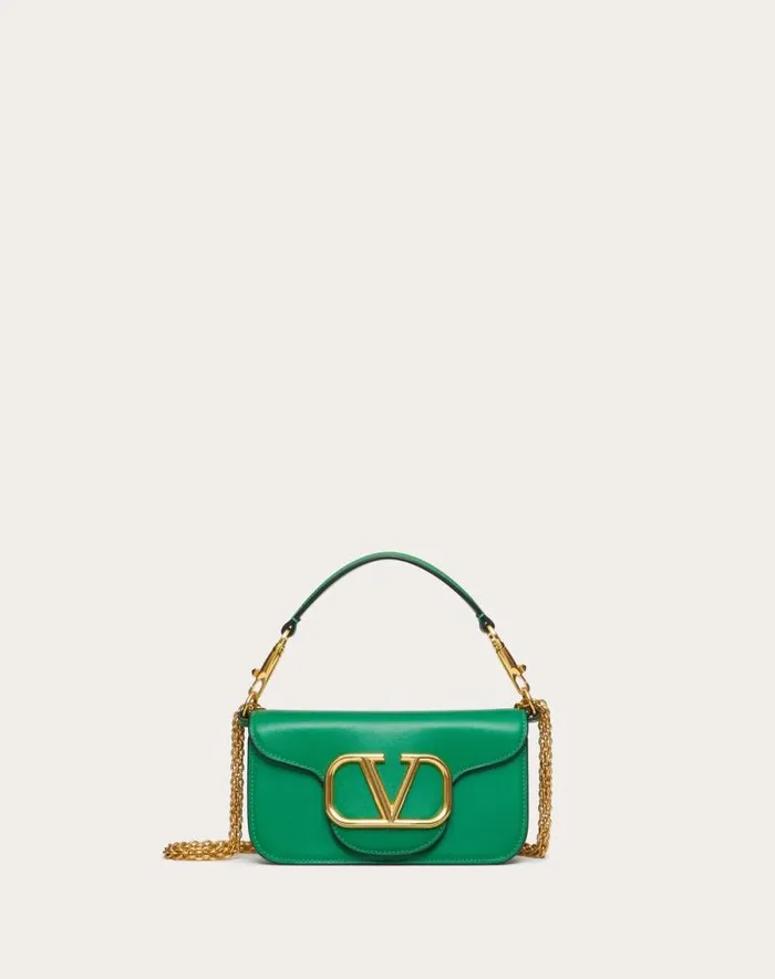 Valentino Shoulder Bags Woman Valentino Garavani Loc Small Shoulder Bag In Calfskin For Woman In Black Black Valentino Shoulder Bags Woman Valentino Garavani Loc Small Shoulder Bag In Calfskin For Woman In Black Black