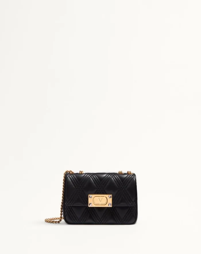 Valentino Shoulder Bags Woman Valentino Garavani Quiltie 67 Small Shoulder Bag In Quilted Nappa For Woman In Black Black Valentino Shoulder Bags Woman Valentino Garavani Quiltie 67 Small Shoulder Bag In Quilted Nappa For Woman In Black Black
