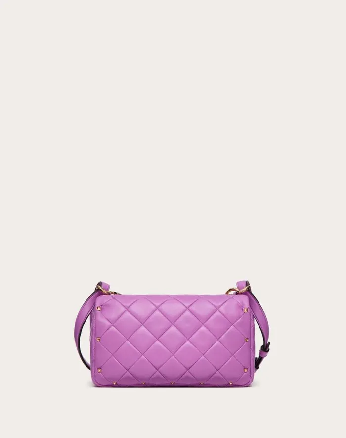 Valentino Shoulder Bags Woman Valentino Garavani Rockstud Spike In Nappa Patchwork For Woman In Riverside Blu Riverside Blu Valentino Shoulder Bags Woman Valentino Garavani Rockstud Spike In Nappa Patchwork For Woman In Riverside Blu Riverside Blu