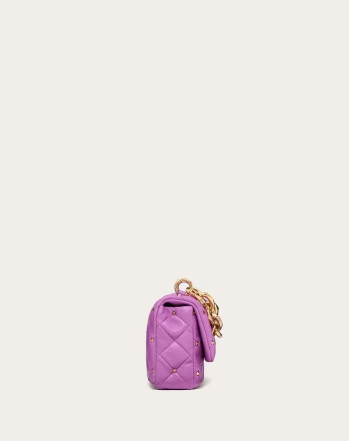 Valentino Shoulder Bags Woman Valentino Garavani Rockstud Spike In Nappa Patchwork For Woman In Riverside Blu Riverside Blu Valentino Shoulder Bags Woman Valentino Garavani Rockstud Spike In Nappa Patchwork For Woman In Riverside Blu Riverside Blu