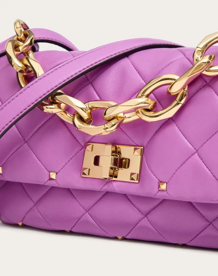 Valentino Shoulder Bags Woman Valentino Garavani Rockstud Spike In Nappa Patchwork For Woman In Riverside Blu Riverside Blu Valentino Shoulder Bags Woman Valentino Garavani Rockstud Spike In Nappa Patchwork For Woman In Riverside Blu Riverside Blu