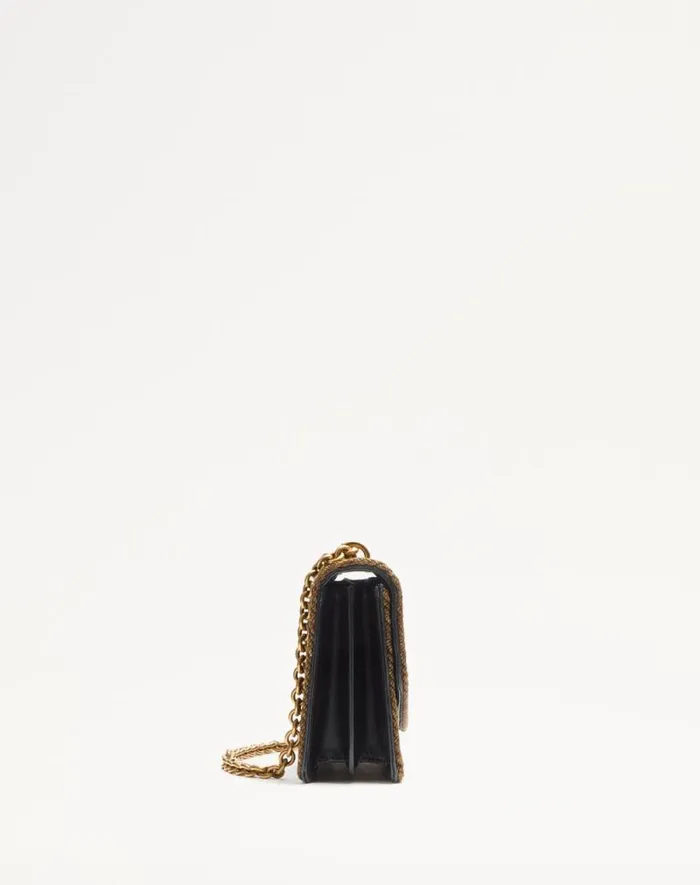 Valentino Shoulder Bags Woman Valentino Garavani Vain Embroidered Shoulder Bag For Woman In Multicolorblack Multicolorblack Valentino Shoulder Bags Woman Valentino Garavani Vain Embroidered Shoulder Bag For Woman In Multicolorblack Multicolorblack