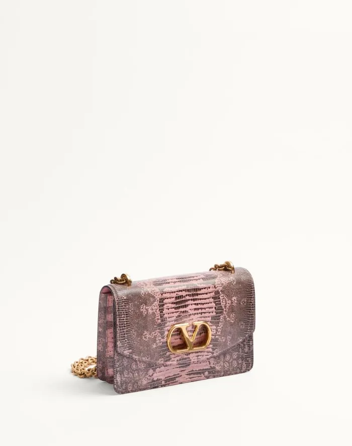 Valentino Shoulder Bags Woman Valentino Garavani Vain Shoulder Bag In Tejus For Woman In Pink Pink Valentino Shoulder Bags Woman Valentino Garavani Vain Shoulder Bag In Tejus For Woman In Pink Pink