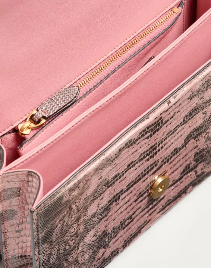 Valentino Shoulder Bags Woman Valentino Garavani Vain Shoulder Bag In Tejus For Woman In Pink Pink Valentino Shoulder Bags Woman Valentino Garavani Vain Shoulder Bag In Tejus For Woman In Pink Pink