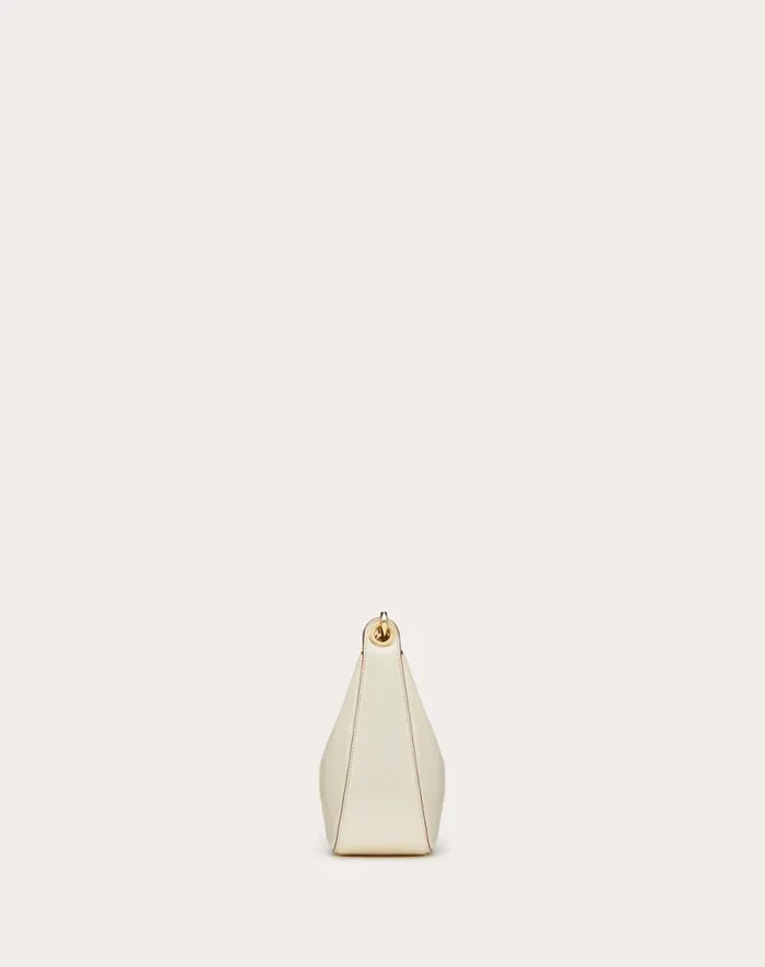 Valentino Shoulder Bags Woman Vlogo Moon Mini Hobo Bag In Nappa Leather With Chain For Woman In Camellia Camellia Valentino Shoulder Bags Woman Vlogo Moon Mini Hobo Bag In Nappa Leather With Chain For Woman In Camellia Camellia
