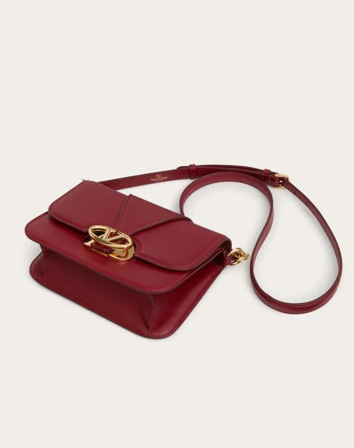 Valentino Shoulder Bags Woman Vlogo O039clock Small Nappa Leather Shoulder Bag With Chain For Woman In Dark Red Dark Red Valentino Shoulder Bags Woman Vlogo O039clock Small Nappa Leather Shoulder Bag With Chain For Woman In Dark Red Dark Red