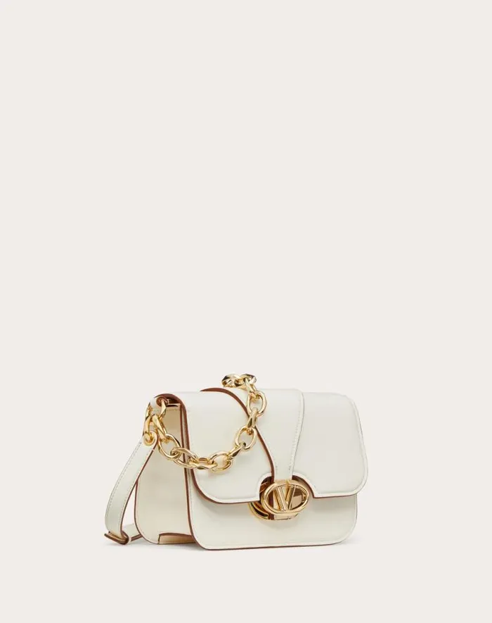 Valentino Shoulder Bags Woman Vlogo O039clock Small Nappa Leather Shoulder Bag With Chain For Woman In Dark Red Dark Red Valentino Shoulder Bags Woman Vlogo O039clock Small Nappa Leather Shoulder Bag With Chain For Woman In Dark Red Dark Red
