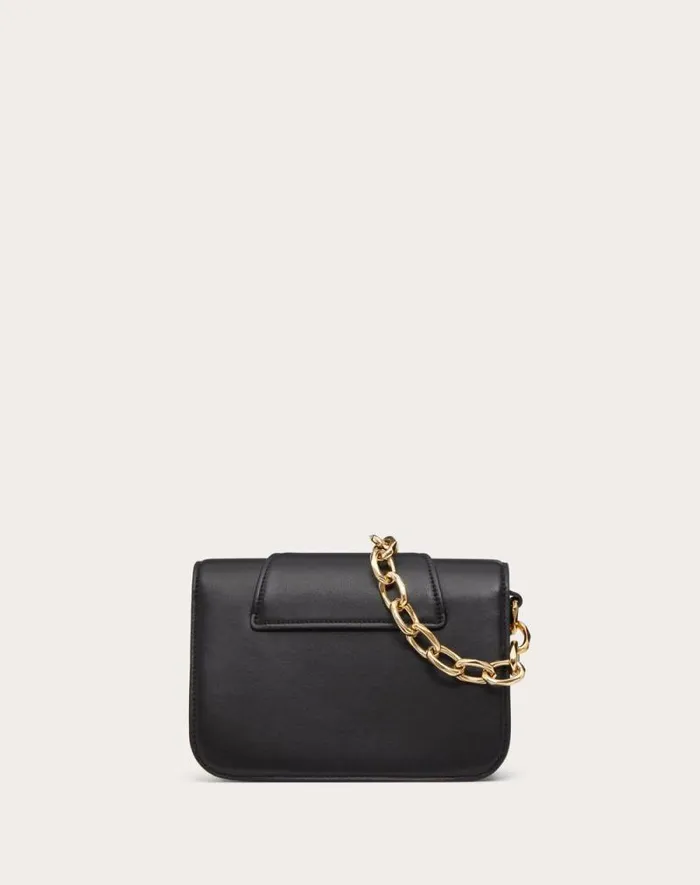 Valentino Shoulder Bags Woman Vlogo O039clock Small Nappa Leather Shoulder Bag With Chain For Woman In Dark Red Dark Red Valentino Shoulder Bags Woman Vlogo O039clock Small Nappa Leather Shoulder Bag With Chain For Woman In Dark Red Dark Red