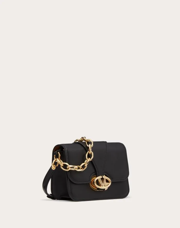 Valentino Shoulder Bags Woman Vlogo O039clock Small Nappa Leather Shoulder Bag With Chain For Woman In Dark Red Dark Red Valentino Shoulder Bags Woman Vlogo O039clock Small Nappa Leather Shoulder Bag With Chain For Woman In Dark Red Dark Red